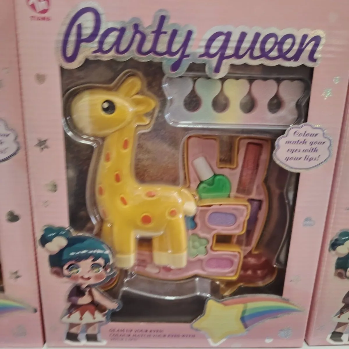 Zestaw Zabawkowy Party Queen Żyrafa Kosmetyczka