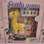Zestaw Zabawkowy Party Queen Żyrafa Kosmetyczka