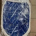 Komplet 2PCS Dywaniki łazienkowe L'Armenen Home granat marmur