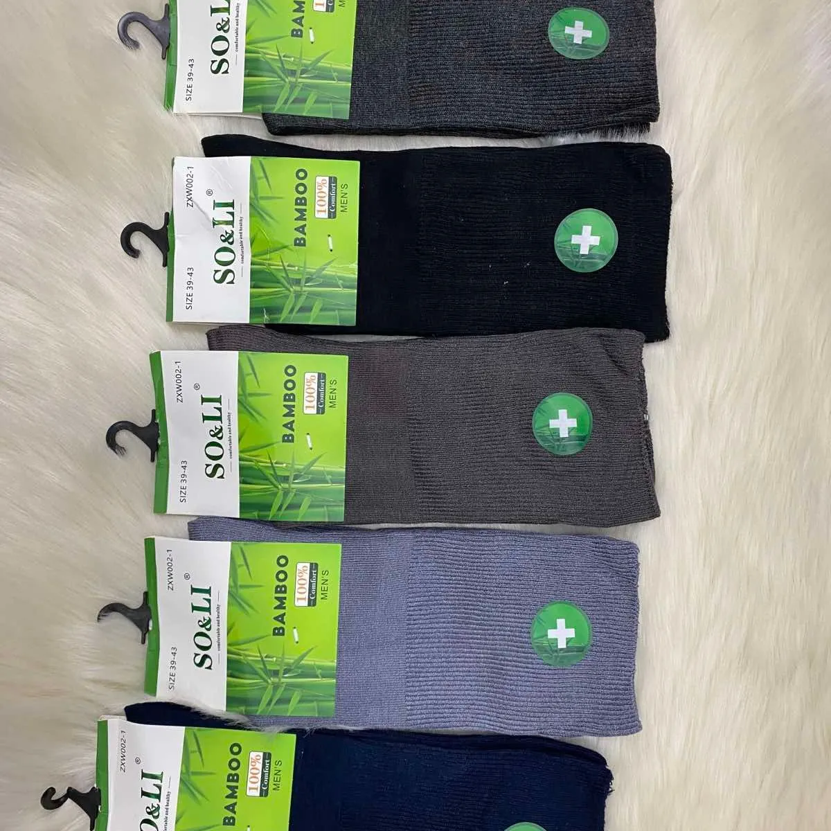 Skarpetki damskie SOLE bambusowe 39-43, różne kolory