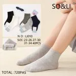 Skarpetki dla dzieci SOS&LI, rozmiary 23-40, 40 szt
