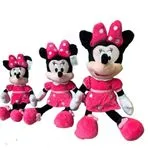 Maskotka Pluszowa Myszka Minnie 40cm Różowa w Grochy
