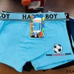 Bielizna dziecięca bokserki chłopięce HAPPY BOY Piłka Nożna 24szt