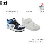 Buty sportowe dziecięce Apawwa GQ118 NAVY/WHITE, 26-31, za kostkę
