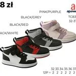 Buty SPORTOWE DZIECIĘCE Apawwa TC832 za kostkę r. 32-37 mix