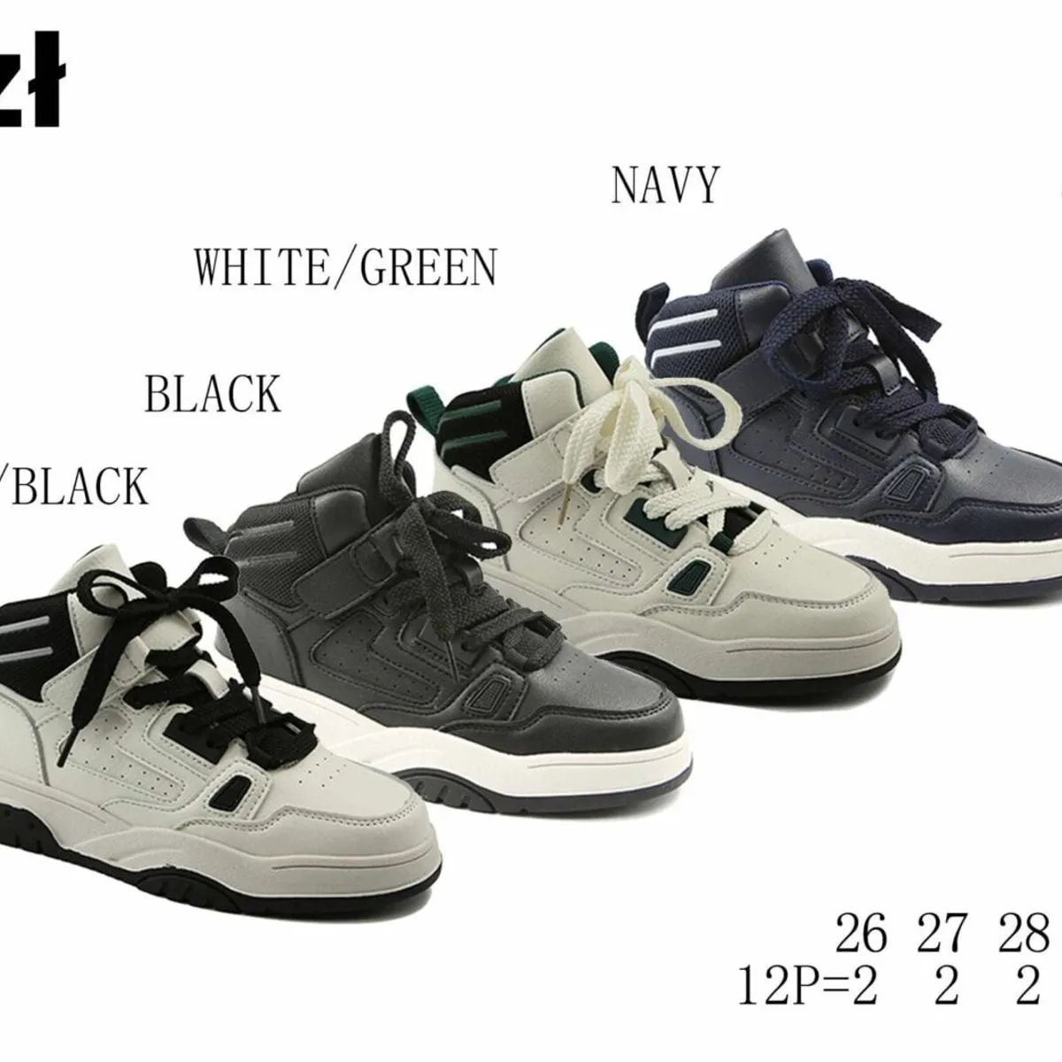 Buty Sportowe Dziecięce Apawwa T846 Rozmiary 26-31 Mix Kolorów