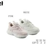 Buty sportowe dziecięce Apawwa N634 PINK/WHITE 32-37 z pokrętłem