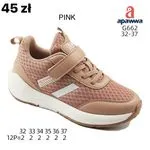 Buty Sportowe Dziecięce Apawwa G662 Pink Rozmiary