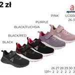 SPORTOWE DZIECIĘCE buty Apawwa LG1050P, rozmiary 26-31, mix kolorów