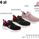 Buty sportowe dziecięce Apawwa LG1051P 32-37 na rzepy