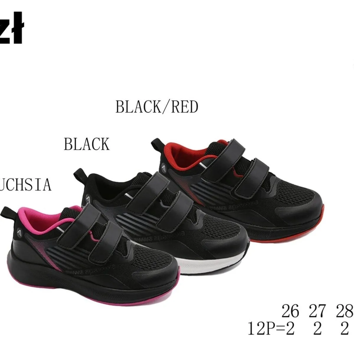 Buty sportowe dziecięce Apawwa LG1060P 26-31 na rzepy