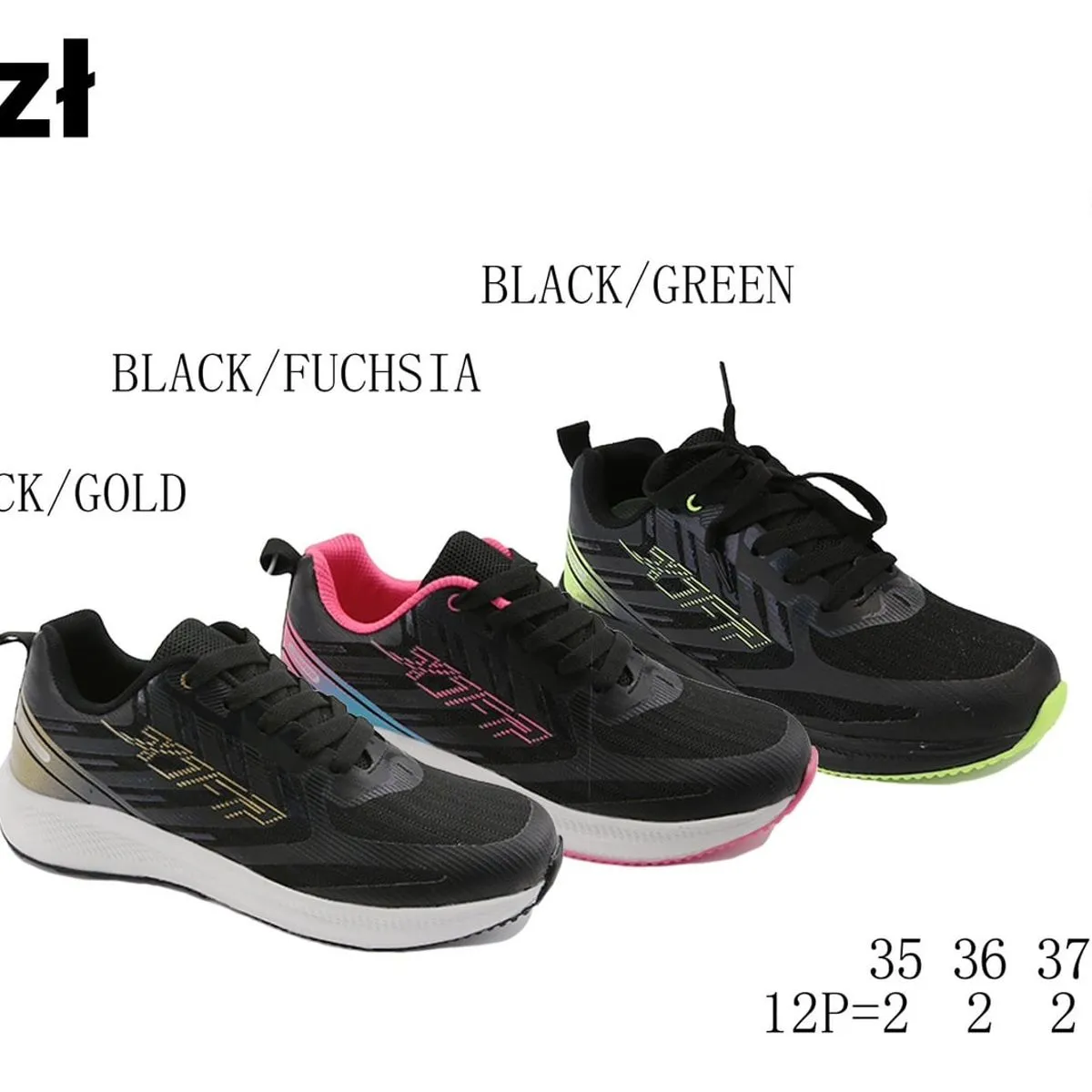 Buty sportowe dziecięce Apawwa LG1040P 35-40 sznurowane
