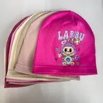 Czapki dziecięce prążkowane LABUBU mix kolorów 10 szt.