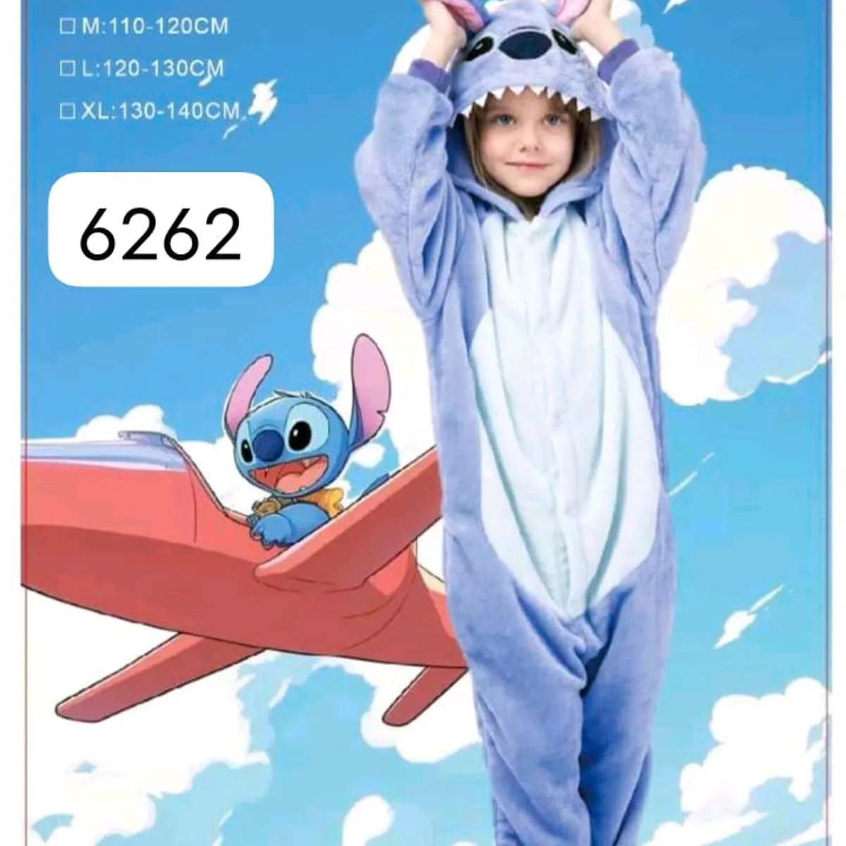 Piżama Onesie Stich Dziecięca Rozmiar SML
