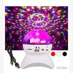 Lampa Imprezowa USB z Efektami LED 12x12cm