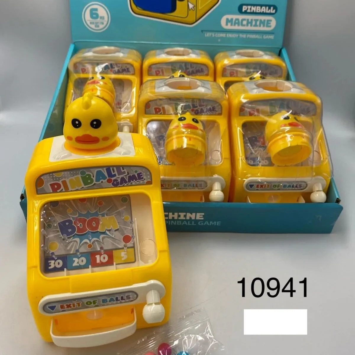 Mini maszyna do pinballa Pinball Machine żółta