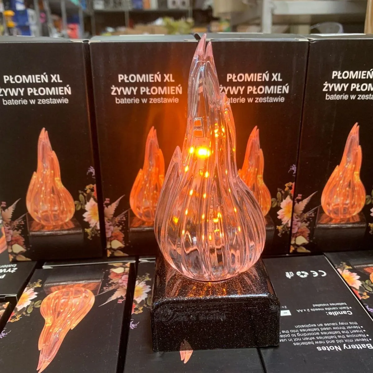 Lampa Płomień XL Żywy Płomień na baterie
