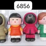 Gniotki Squid Game - 4 figurki antystresowe