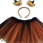 Strój Halloween dziecięcy z dyniami i czapką