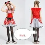 Strój Minnie Mouse dla dzieci S M L
