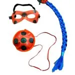 Akcesoria Ladybug: maska, spinka, warkocz, woreczek