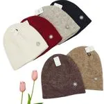 Czapki damskie beanie z ozdobą gwiazdkową 6 kolorów
