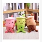 Brelok Maskotka Bubble Tea Różowy/Zielony/Brązowy