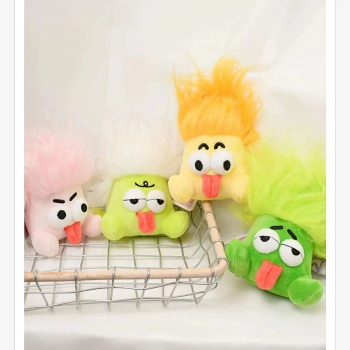 Brelok Maskotka do Kluczy Zestaw Kolorowych Potworków