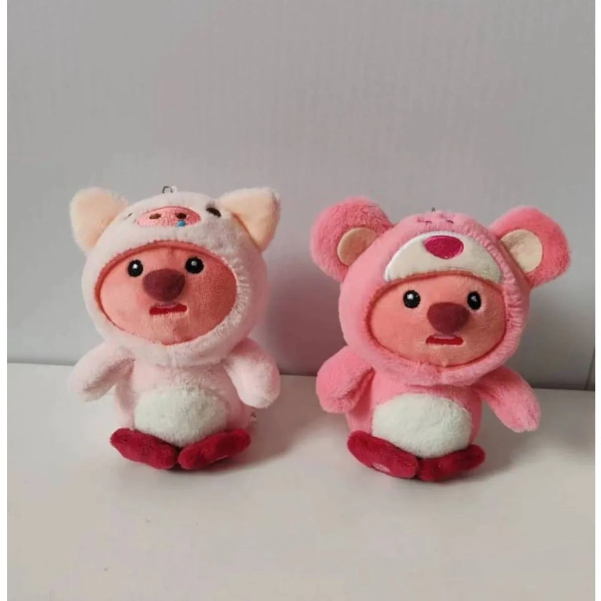 Brelok Maskotka Pluszak Różowy Miś i Świnka