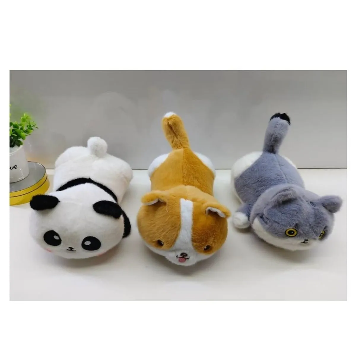 Brelok Maskotka do Kluczy Zestaw Panda Pies Kot