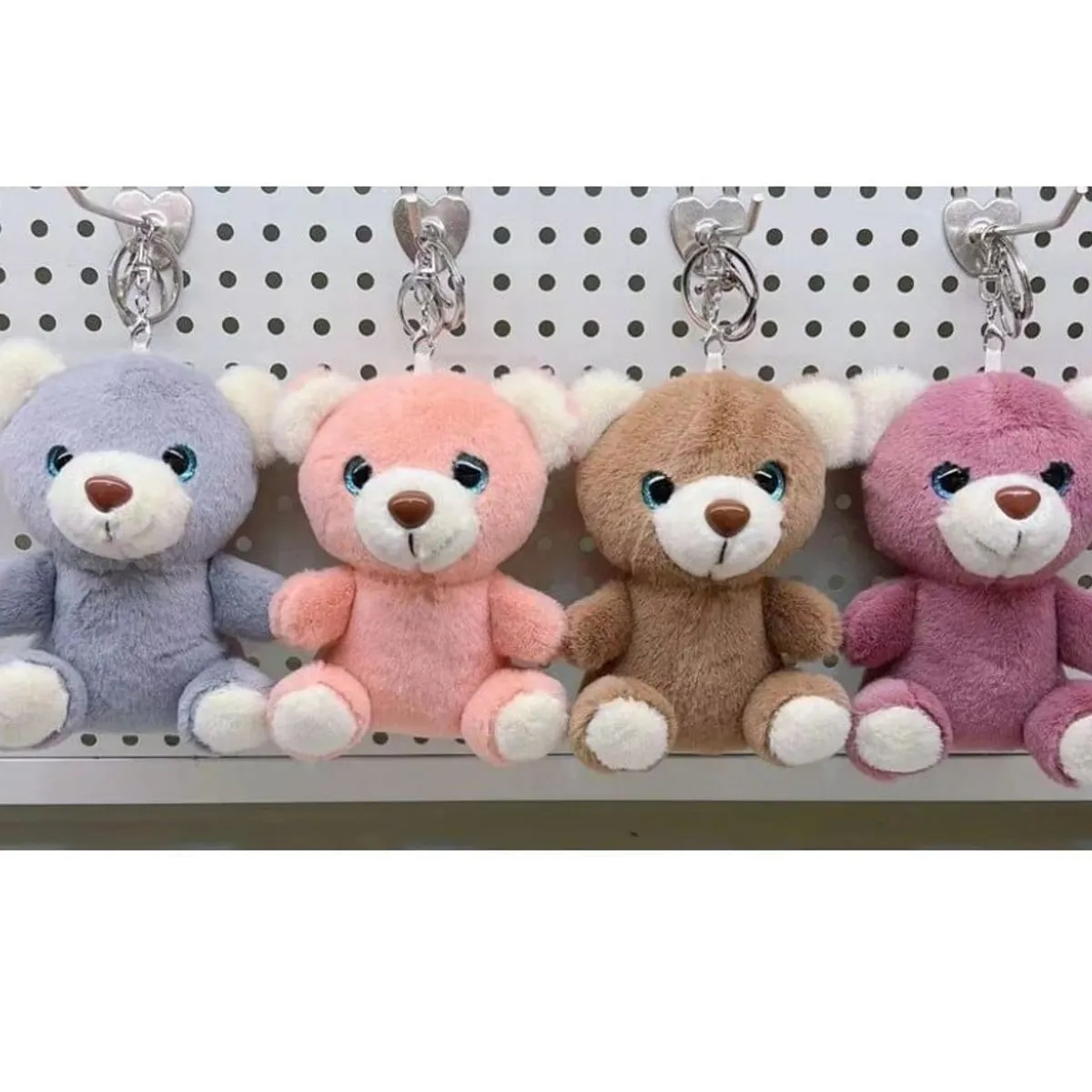 Brelok Maskotka Miś Plush 4 Kolory