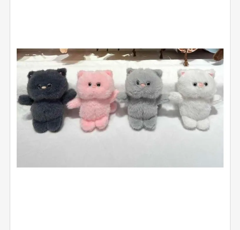 Brelok Maskotka Kotek Pluszowy 4 Kolory