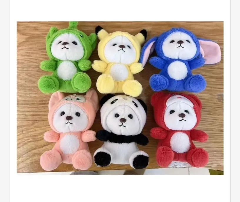 Brelok Maskotka do Kluczy Pokémon Pikachu 6 Kolorów