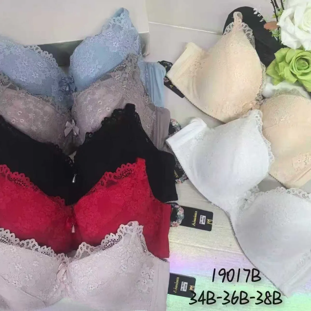 Biustonosz damski koronkowy 34B-36B-38B