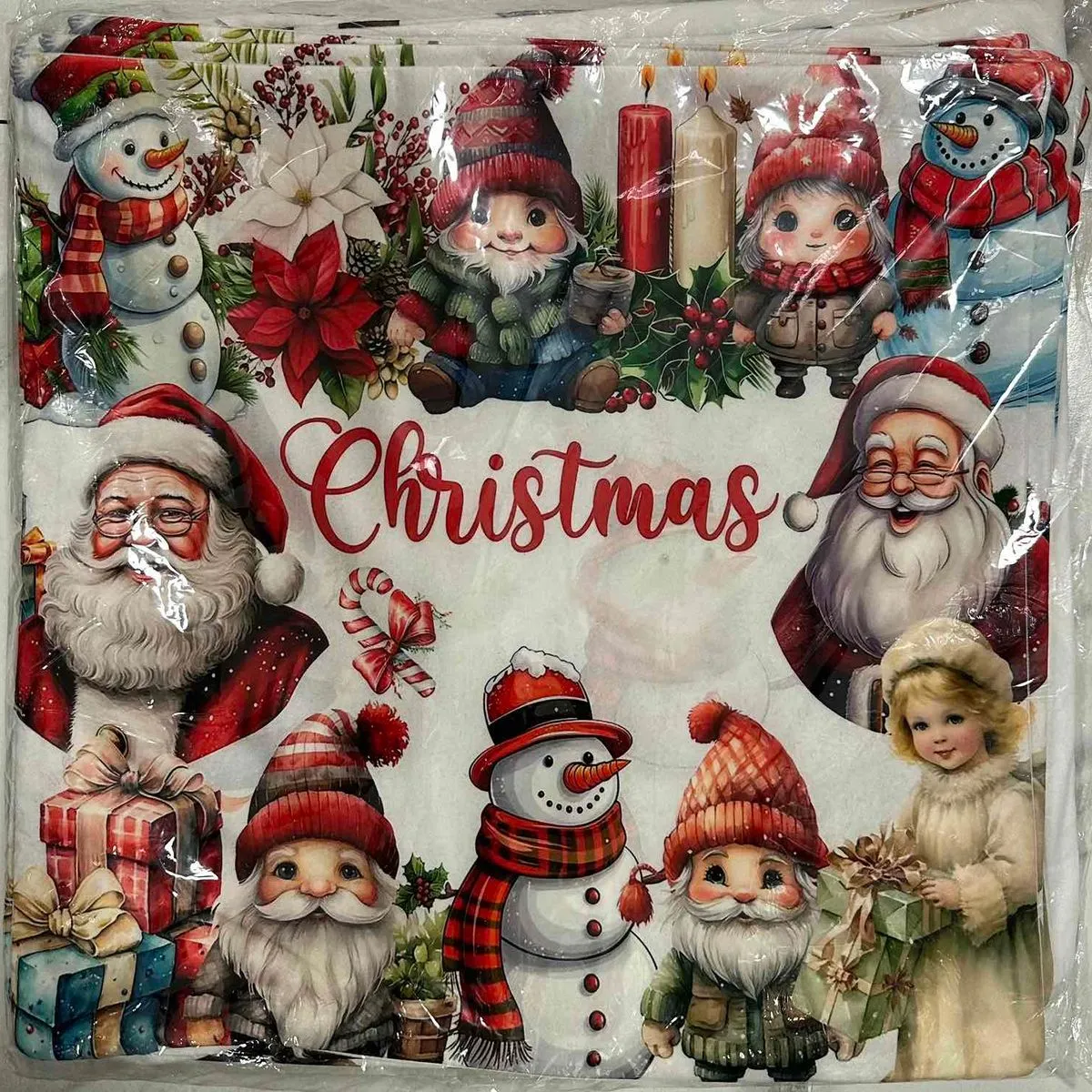 Poszewka 45x45 Christmas świąteczna wzór