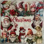 Poszewka 45x45 Christmas świąteczna wzór