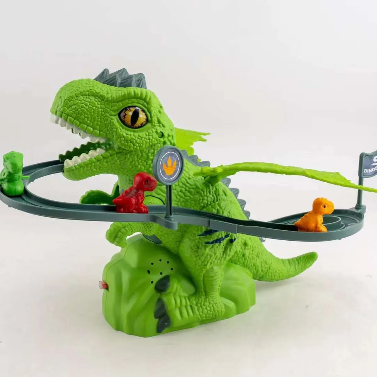 Zabawka Parking Auto Dino T-Rex z Torami