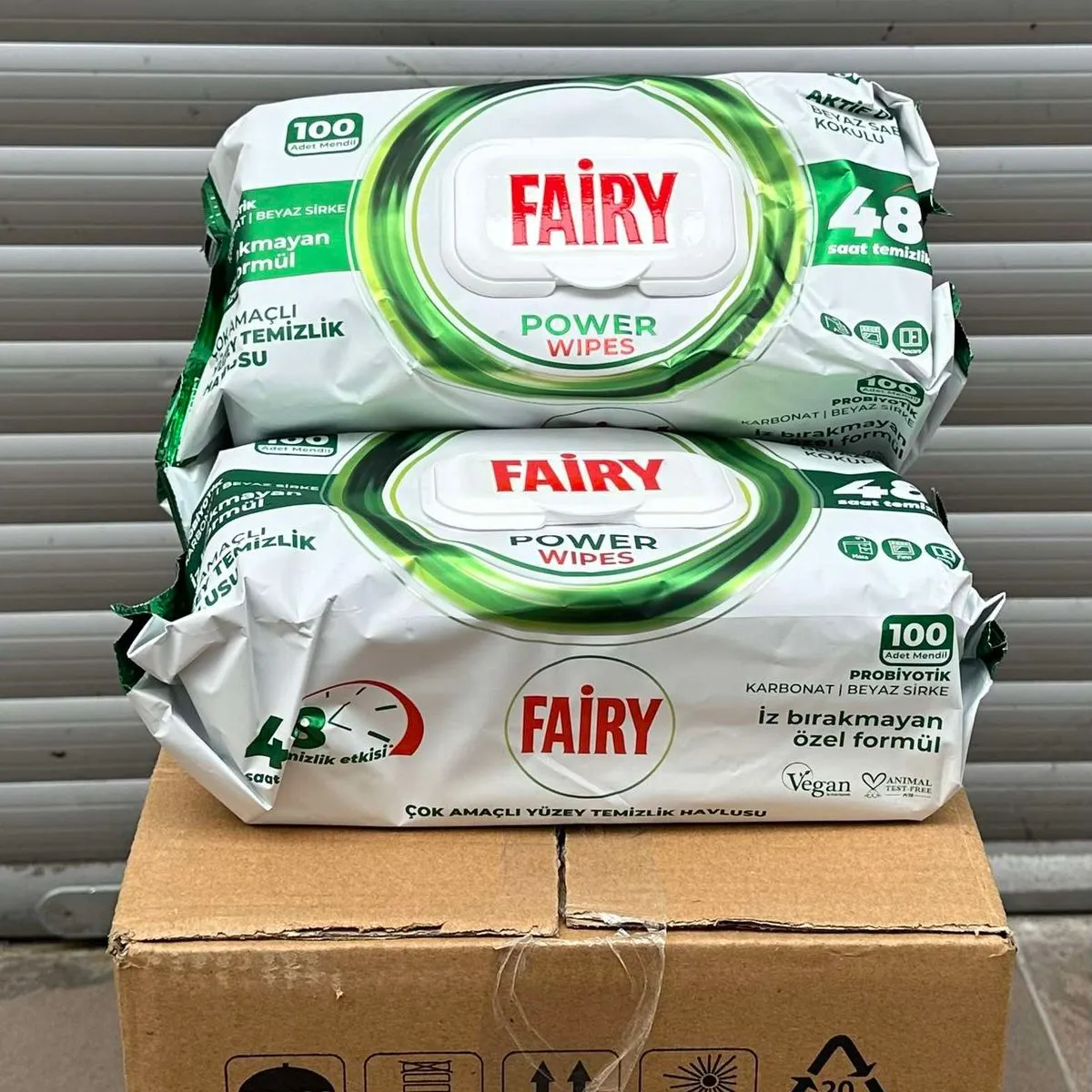 Chusteczki Czyszczące Fairy Power Wipes 100 szt