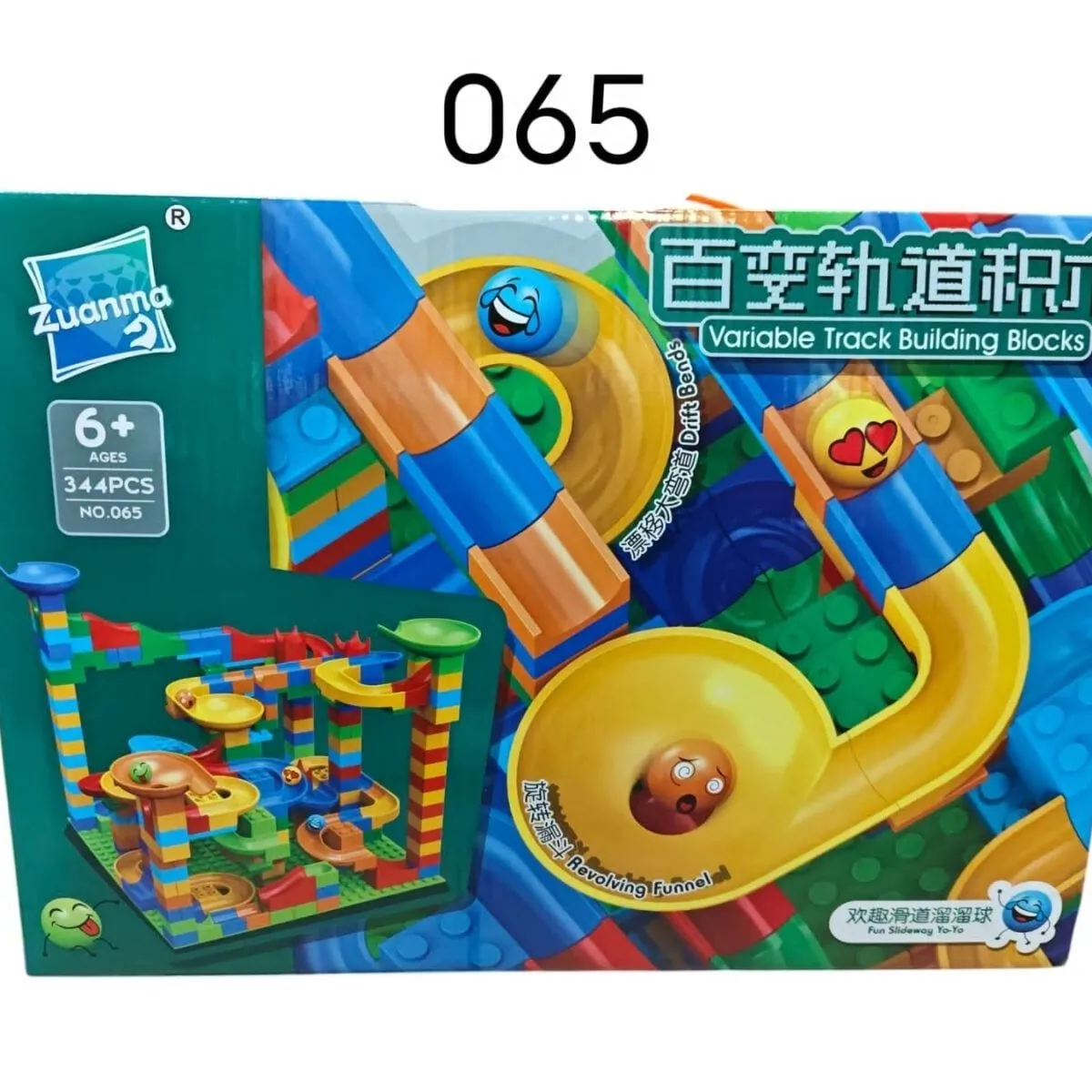 Klocki Tor Kulkowy Zahnblok 34 PCS 6+