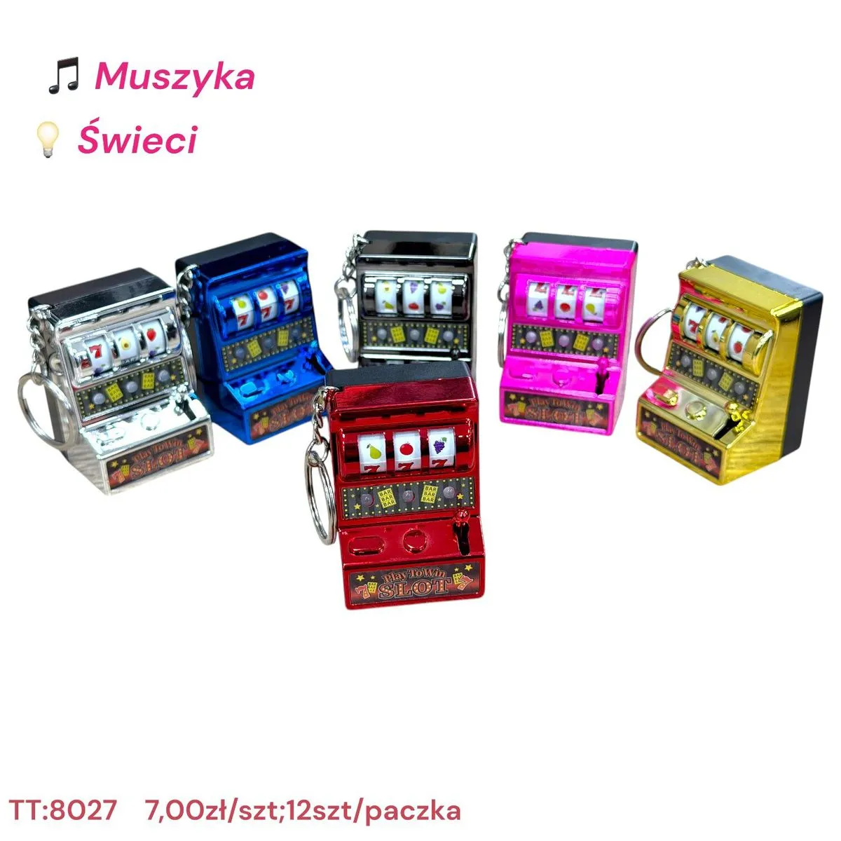 Brelok Zabawka Automat do Gry Hazardowej TT-8027