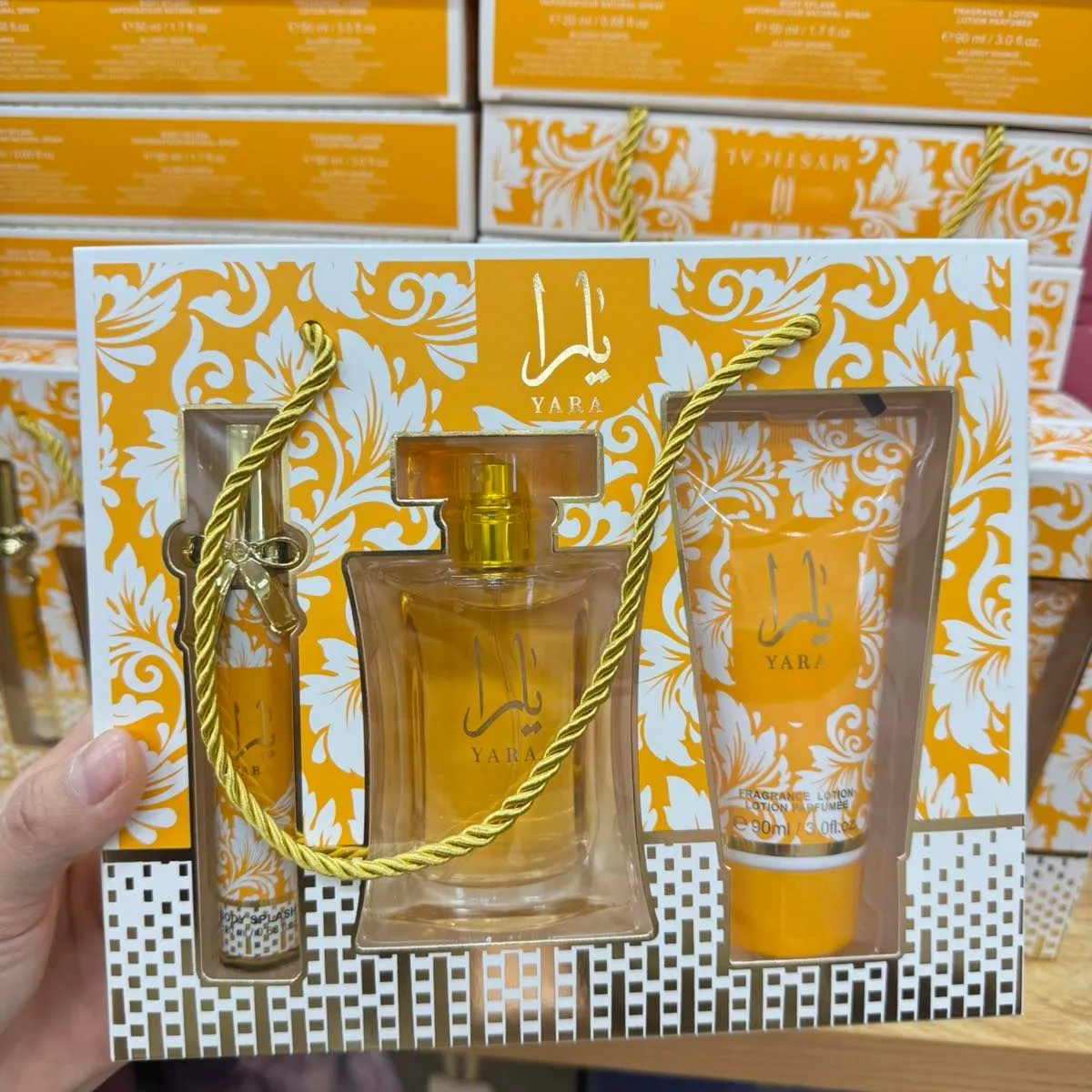 Zestaw prezentowy Yara: perfumy + balsam + emulsja