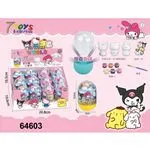 Kula z Niespodzianką Hello Kitty Farby i Figurki