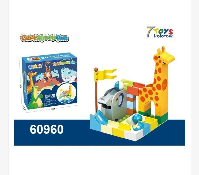 Zabawki DIY Crazy Marble Run 31PCS 60960