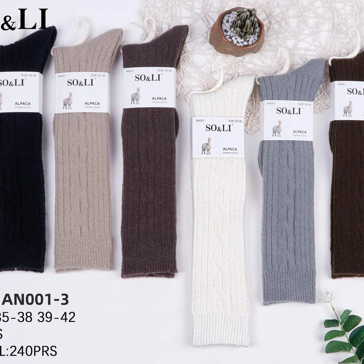 Skarpetki Damskie Socks & Llama M001-001-3 Rozmiar
