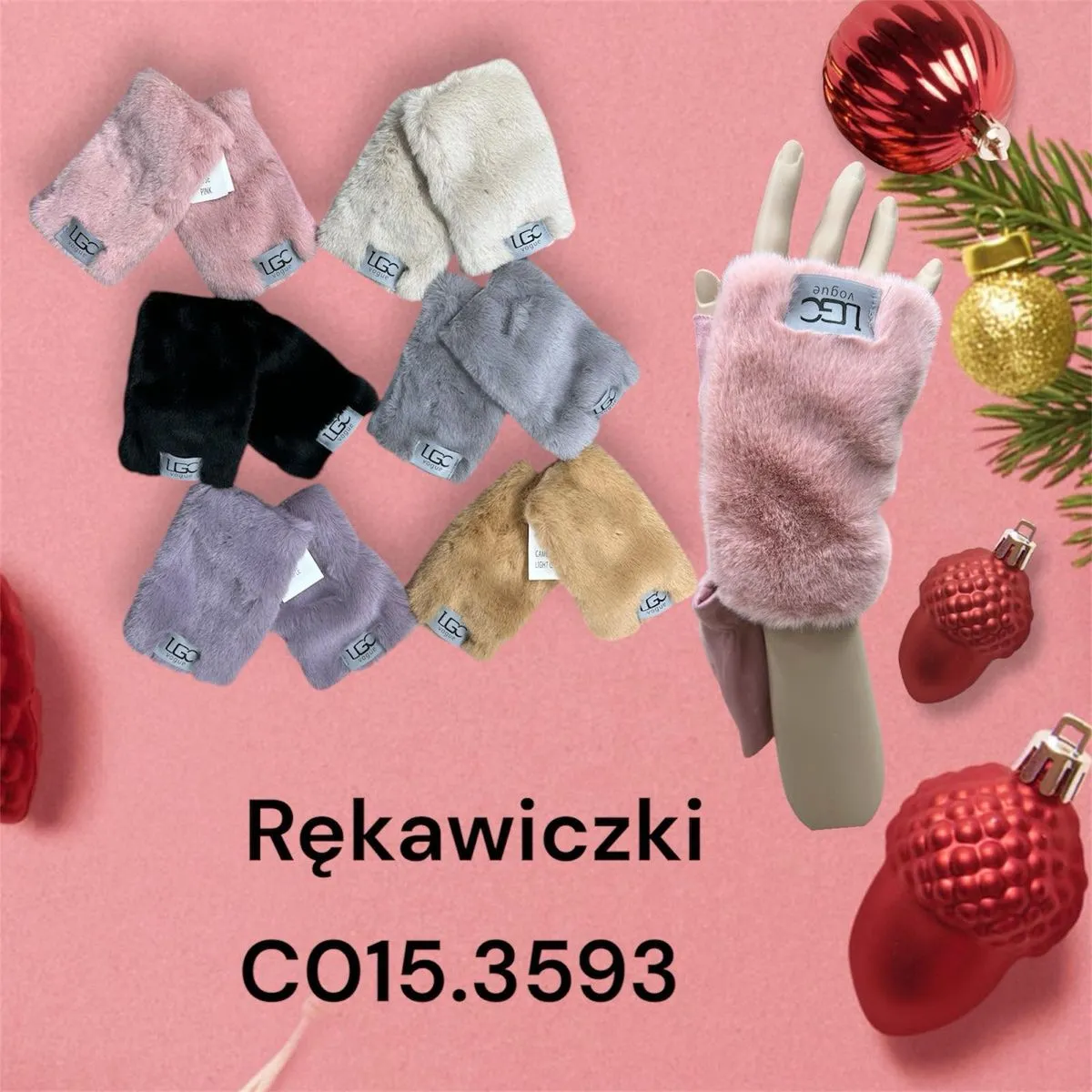 Rękawiczki damskie UGG CO15.3593