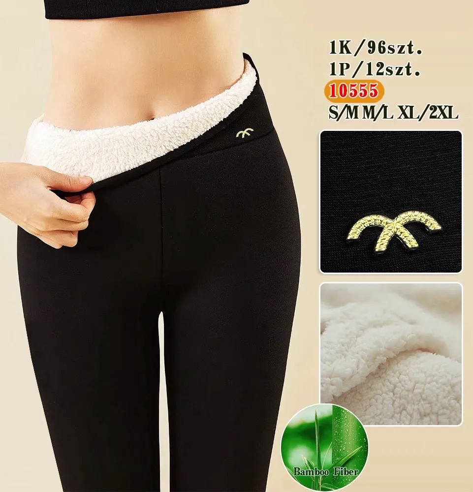 Legginsy damskie zimowe z ociepleniem 1K/96szt S-3XL