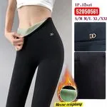 Legginsy damskie termoaktywne S/M M/L XL/XXL czarne