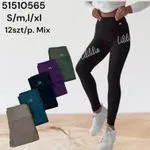 Legginsy damskie S/M/L/XL mix kolorów 12 szt/paczka
