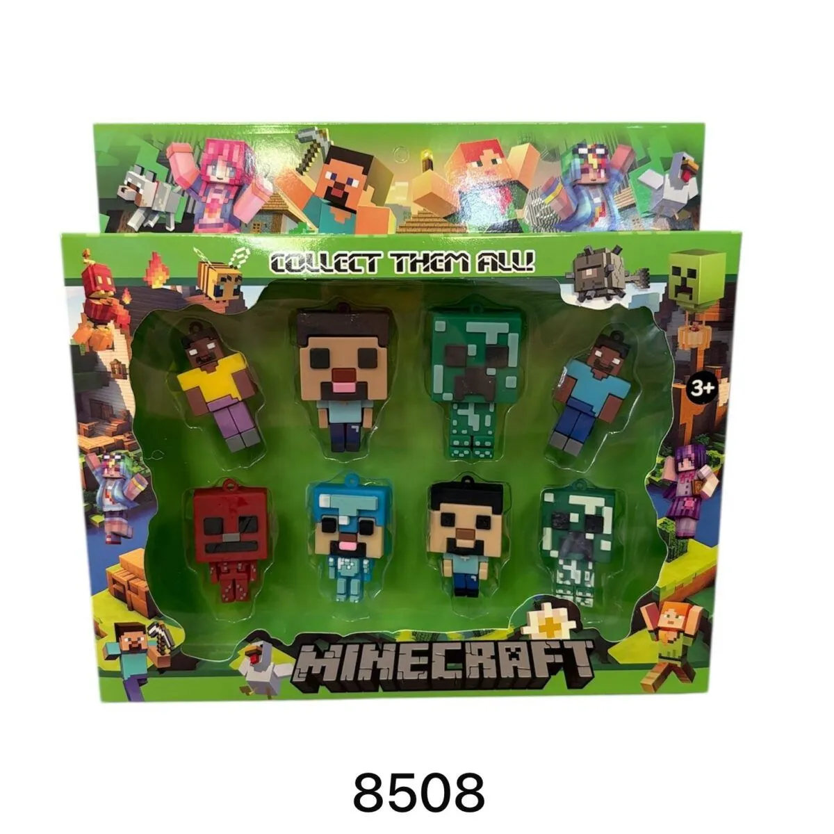 Figurki Minecraft Collect Them All 8PCS 8508