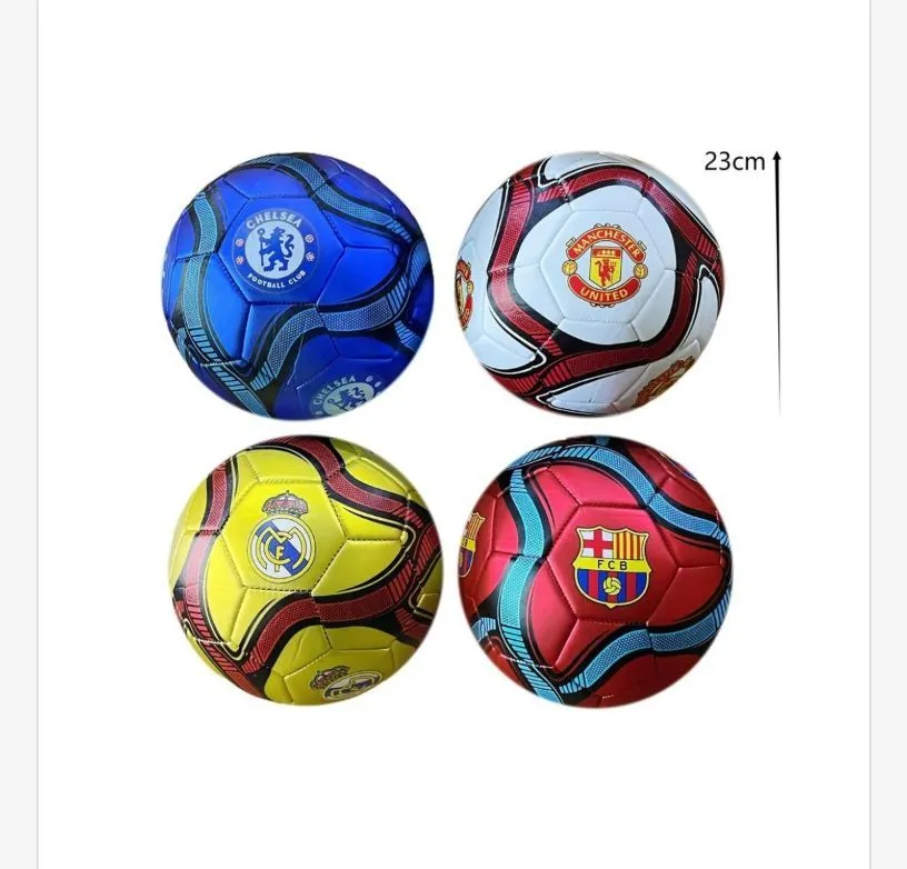 Mini piłki futbolowe klubów FC 23cm Chelsea United Barca Real